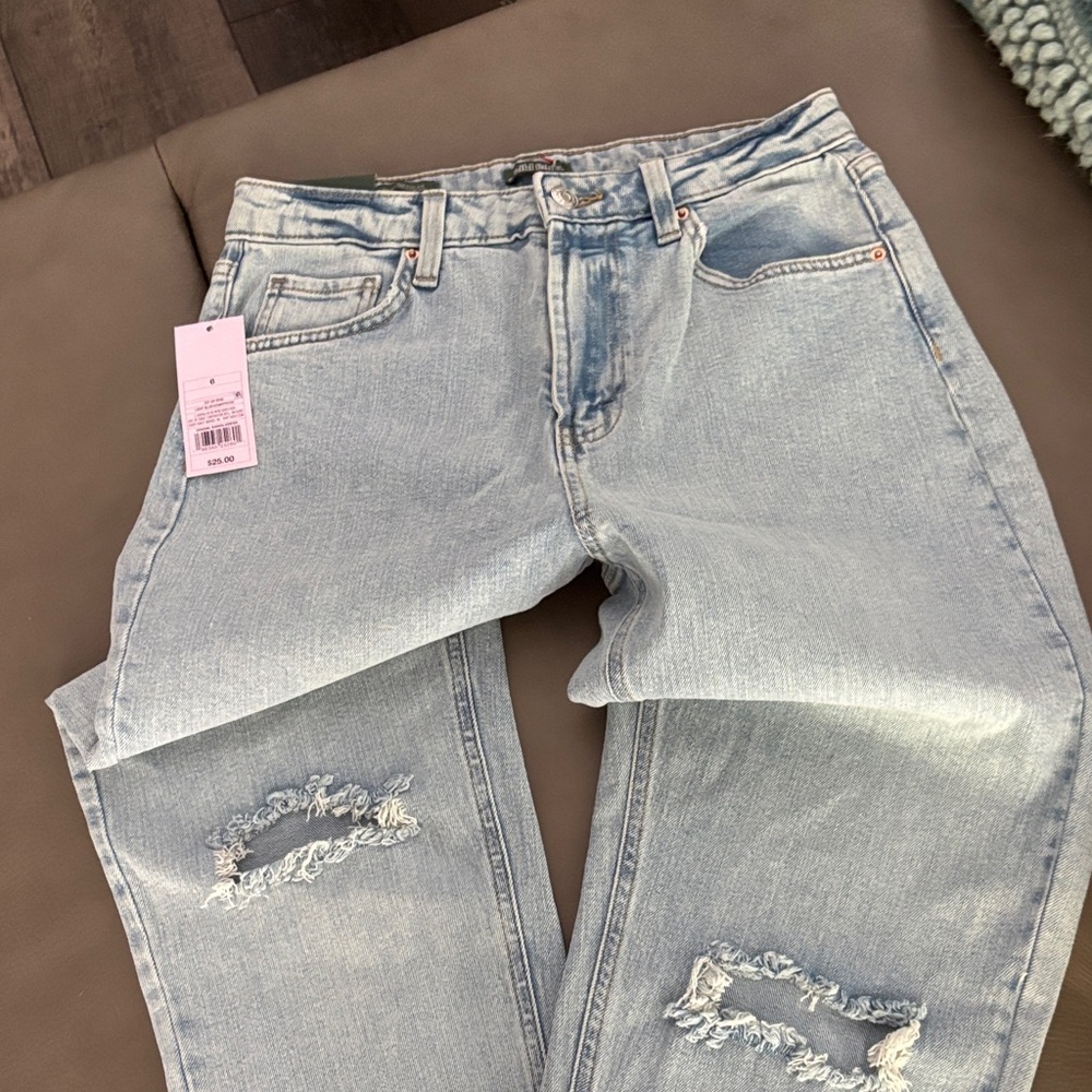 Wild Fable Light Blue Straight Leg Jeans - Picture 2 of 3